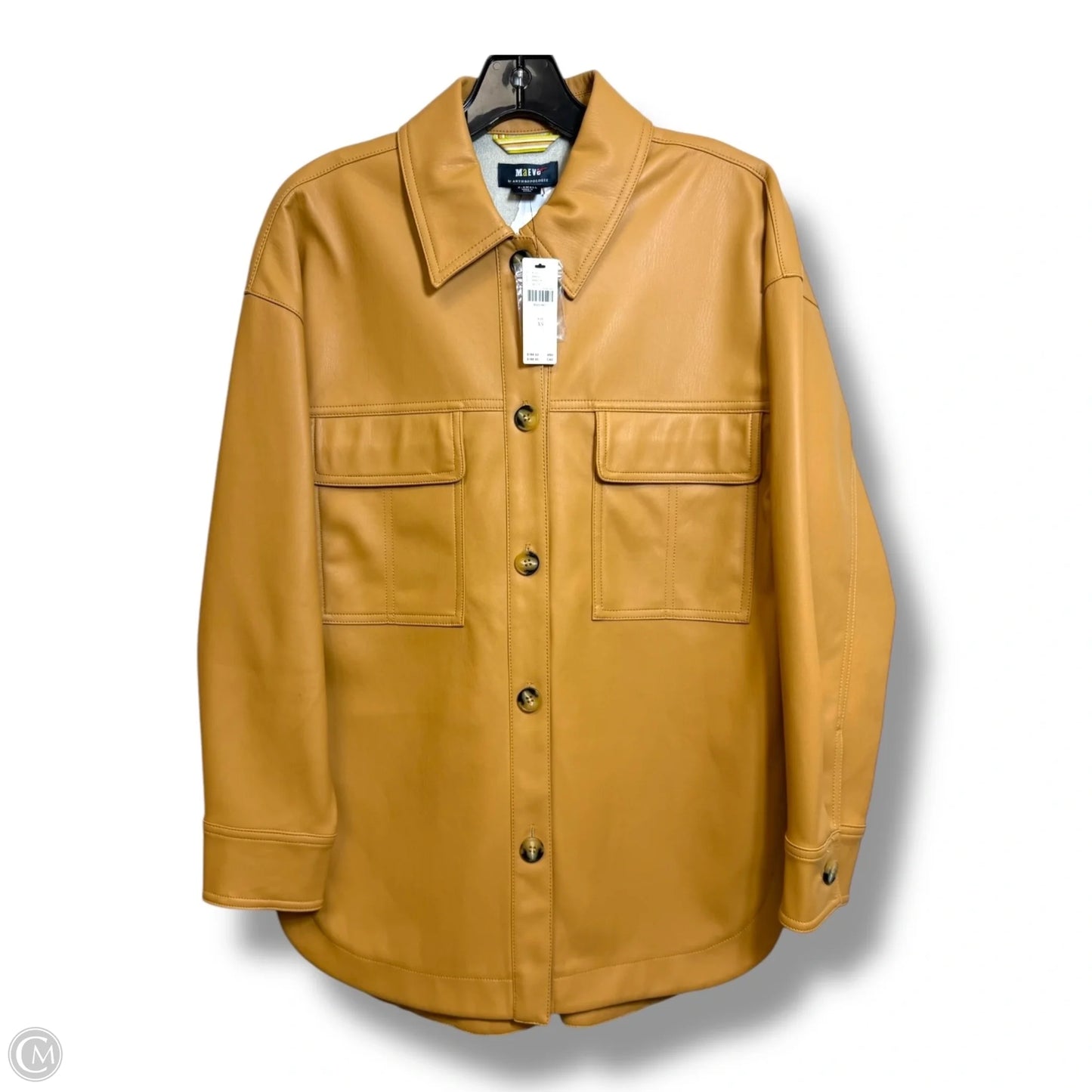 Jacket Moto By Maeve In Tan, Size: Xs