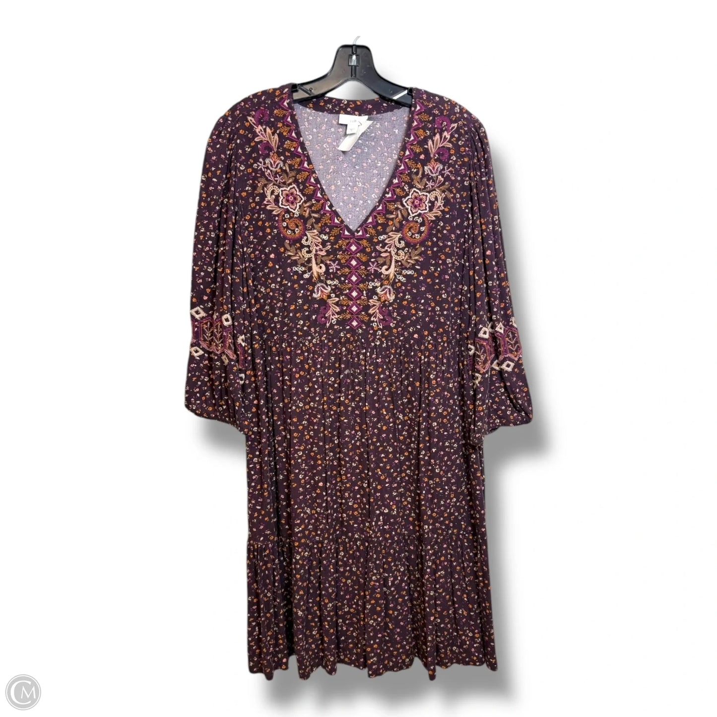 Dress Casual Short By J. Jill In Floral Print, Size: M