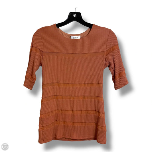 Top Short Sleeve By Bailey 44 In Orange, Size: M