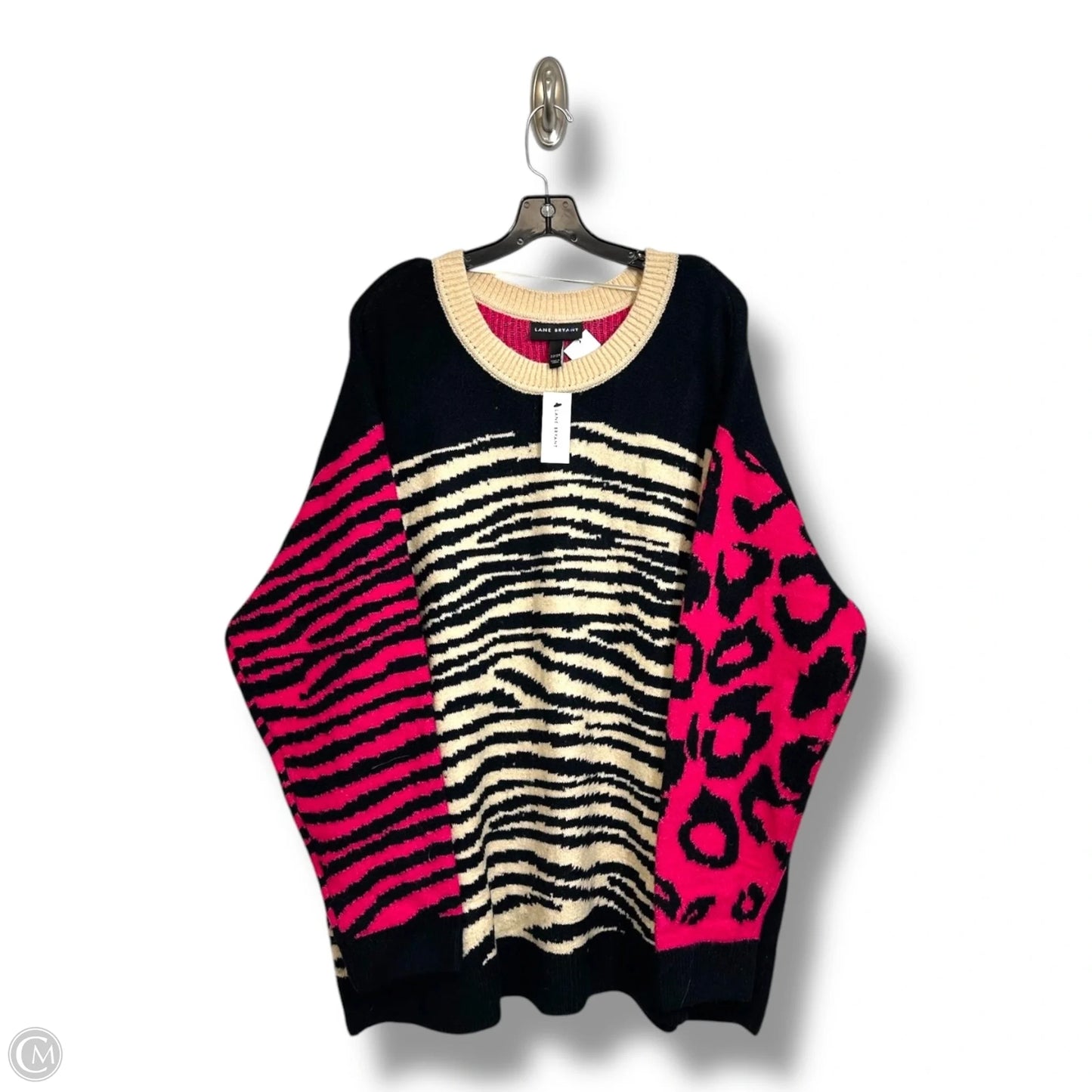 Sweater By Lane Bryant In Animal Print, Size: 2x