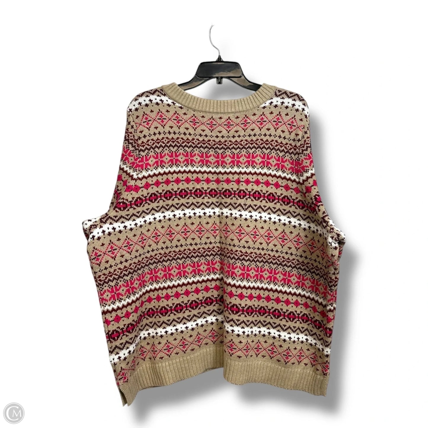 Sweater By Lands End In Striped Pattern, Size: 2x