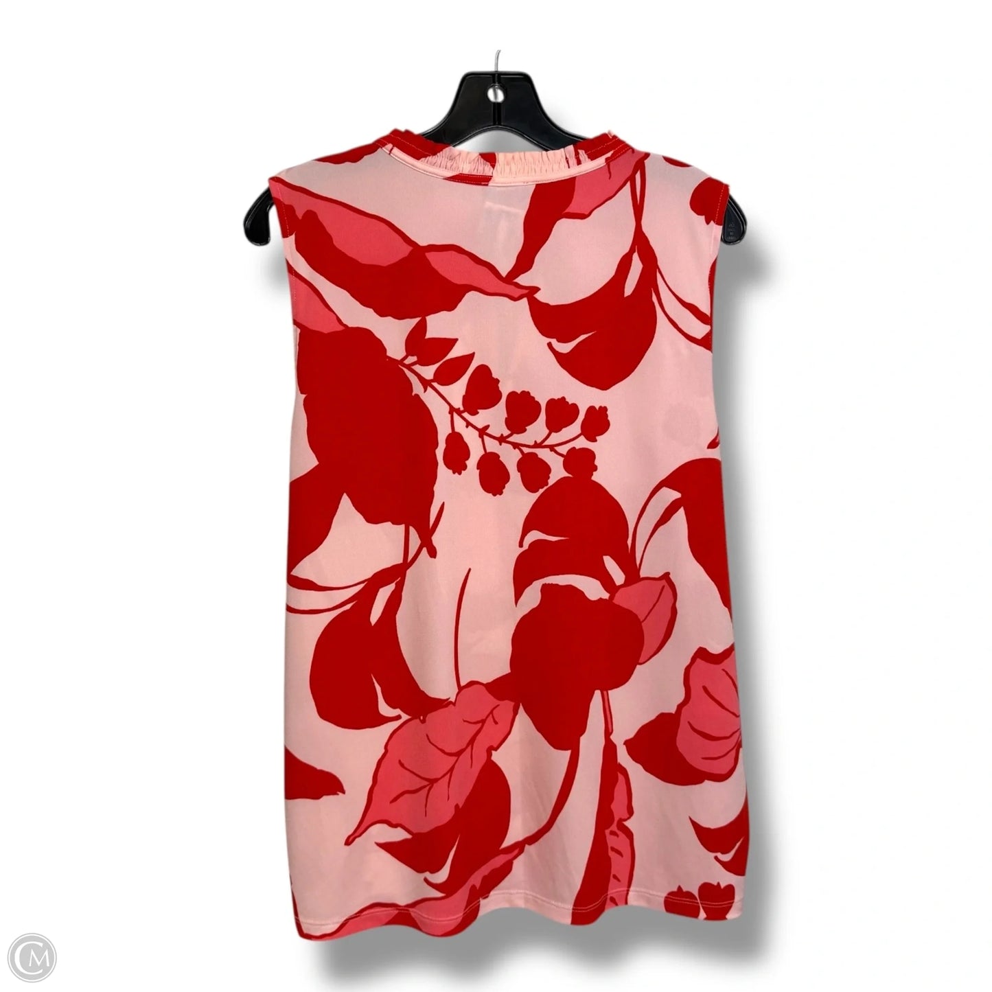 Top Sleeveless By Ann Taylor In Red, Size: L