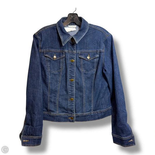 Jacket Denim By New York And Co In Blue Denim, Size: L