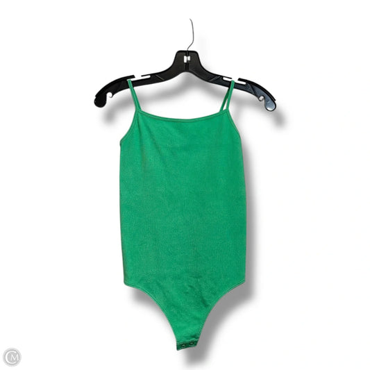 Bodysuit By Express In Green, Size: S