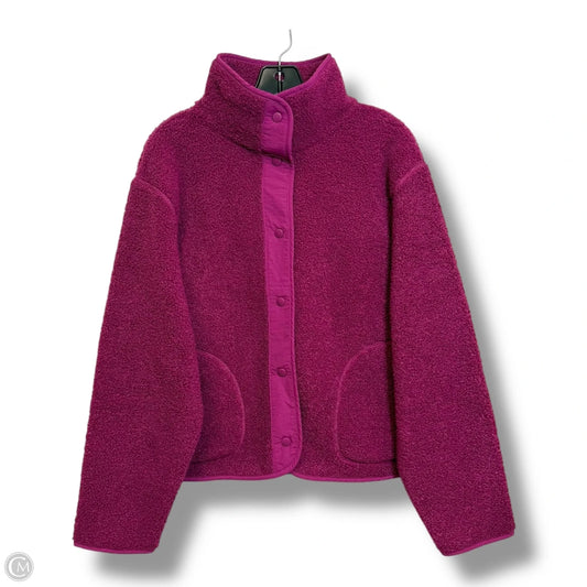 Coat Faux Fur & Sherpa By Zella In Pink, Size: M
