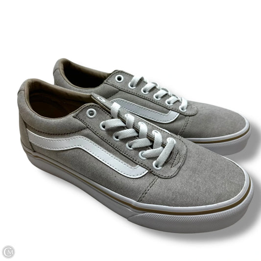 Shoes Flats By Vans In Tan, Size: 8
