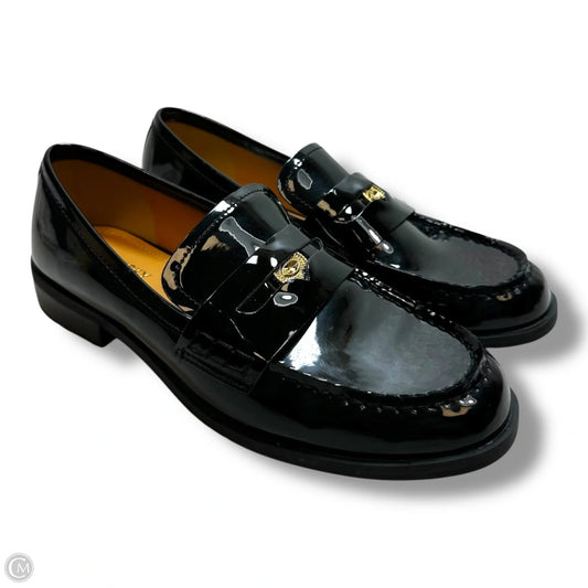Shoes Gambit Penny Loafer By LISA VICKY In Black Patent, Size: 8.5