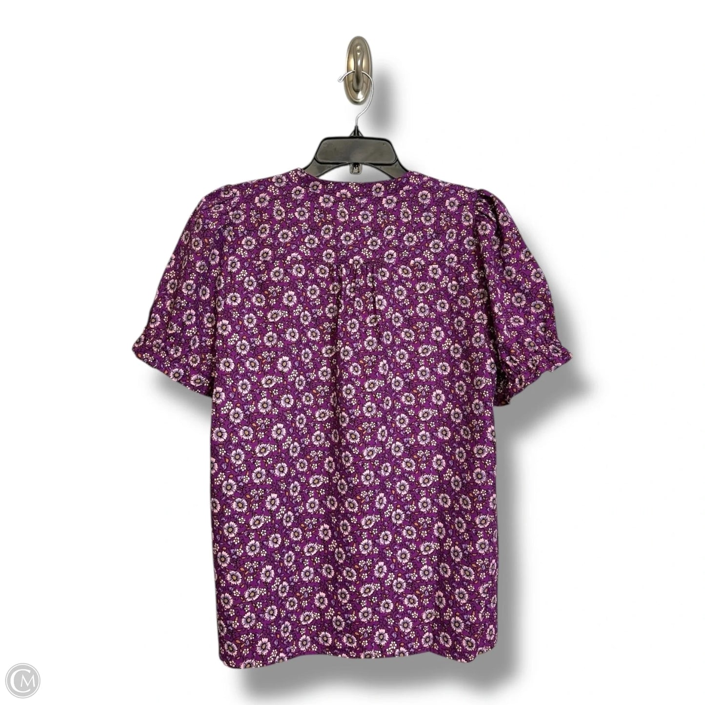 Top Short Sleeve By J. Crew In Purple, Size: S