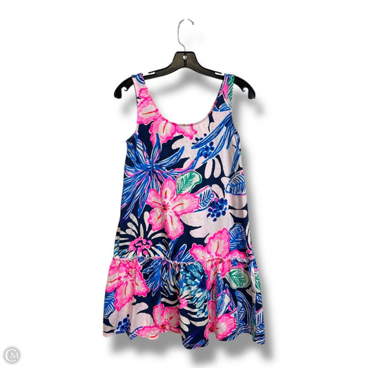 Dress Designer By Lilly Pulitzer In Blue & Pink, Size: Xxs