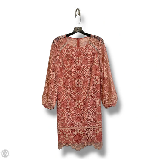 Dress Casual Short By Vince Camuto In Peach, Size: 10