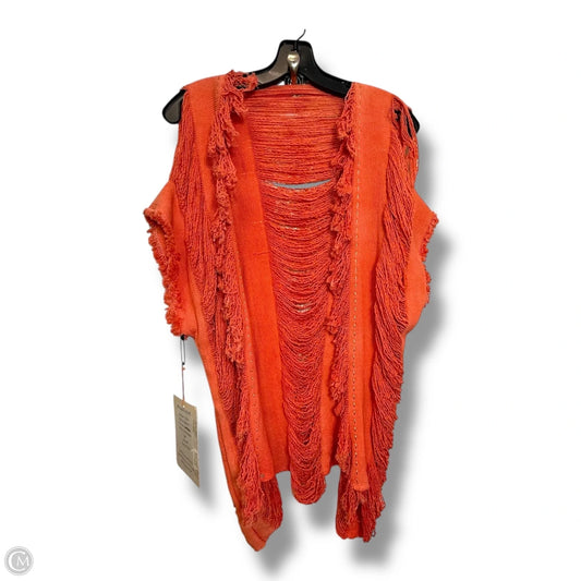 Cardigan By Clothes Mentor In Orange, Size: S