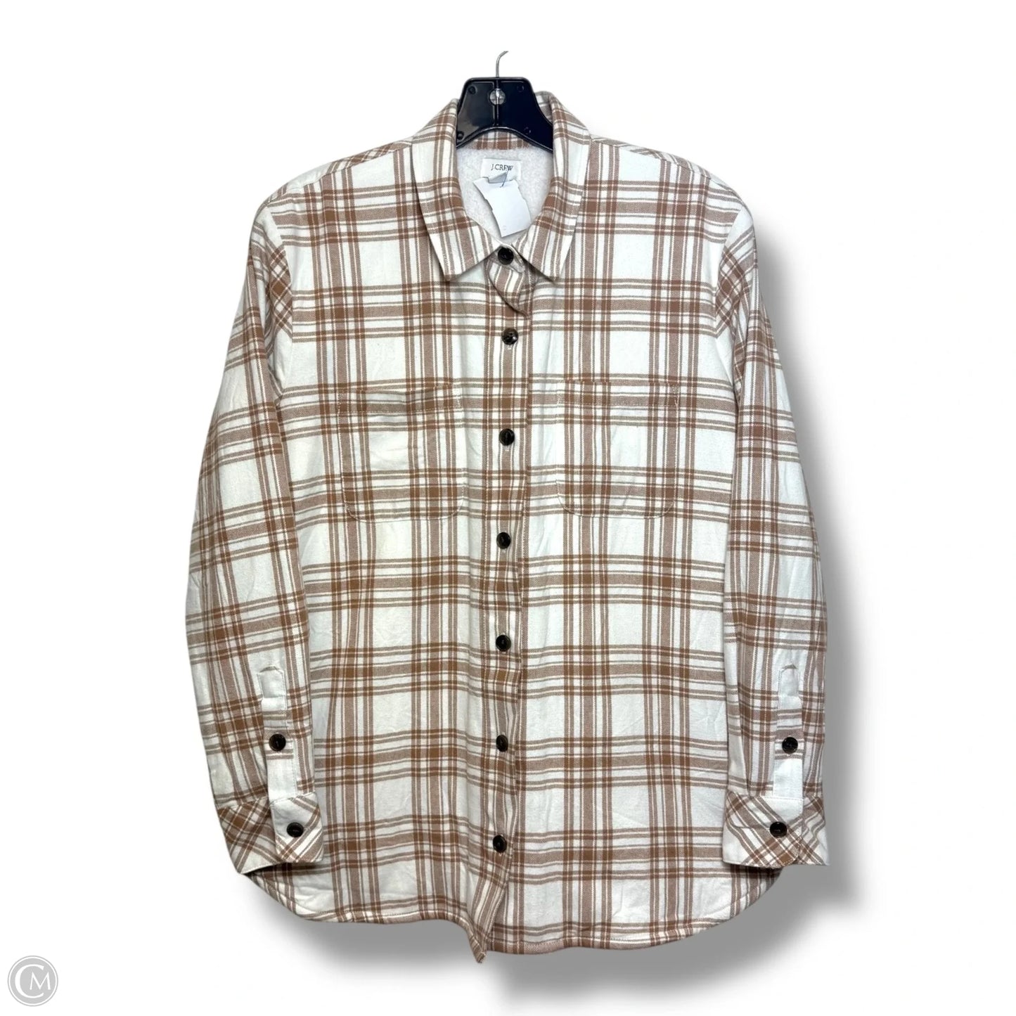 Jacket Shirt By J. Crew In Plaid Pattern, Size: S
