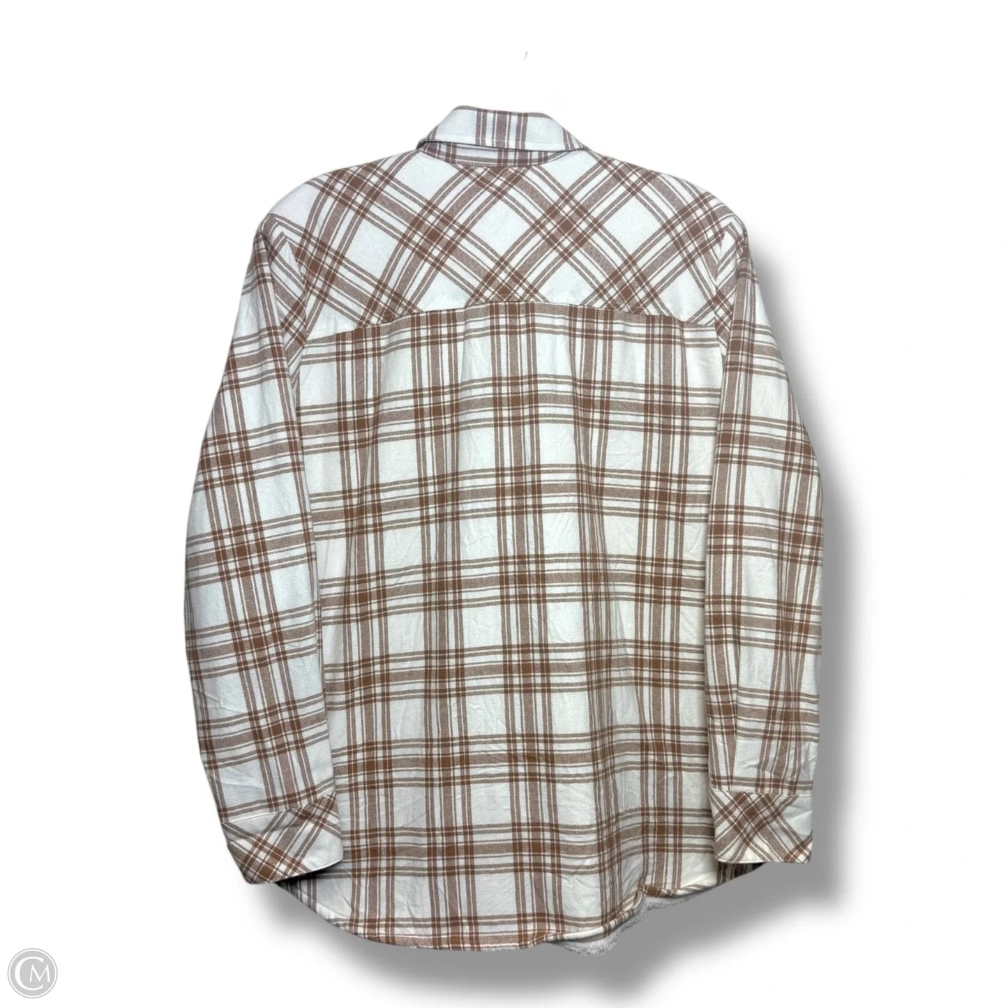 Jacket Shirt By J. Crew In Plaid Pattern, Size: S