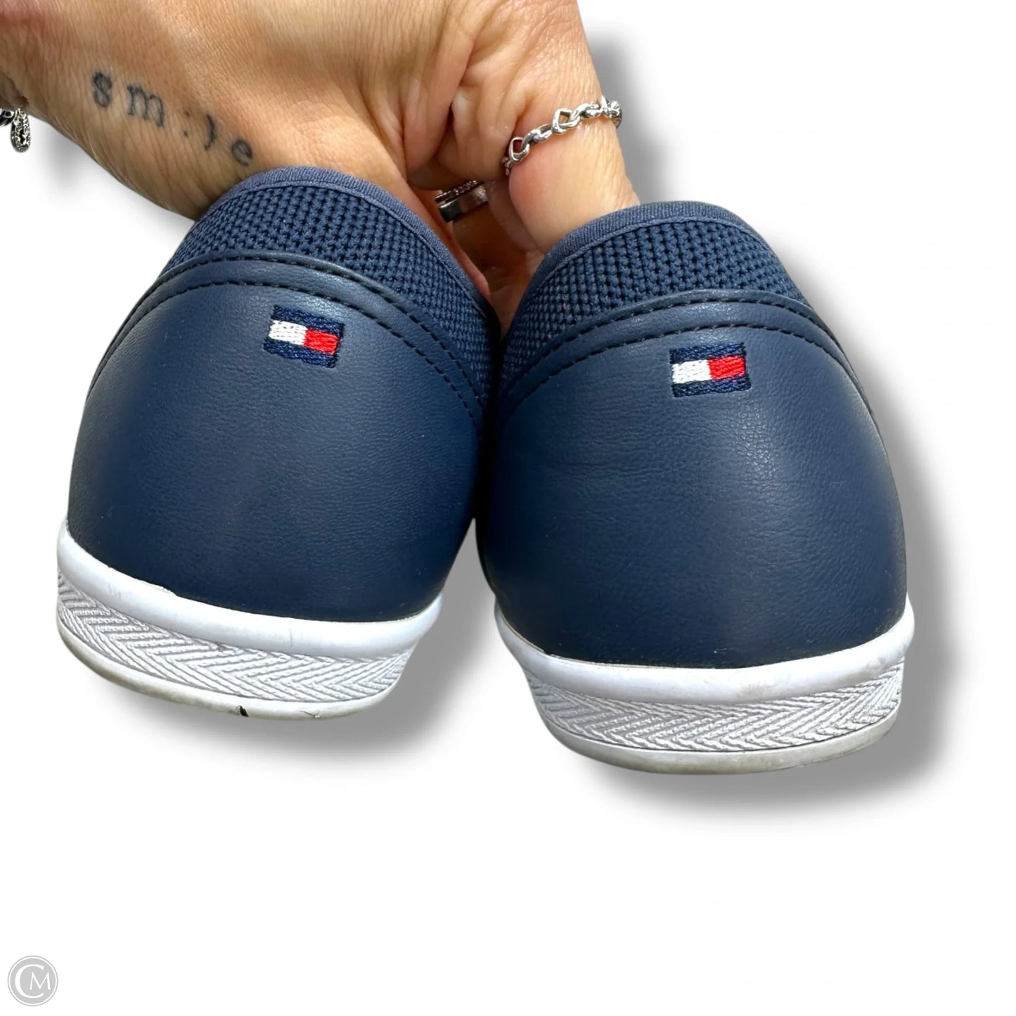 Shoes Flats By Tommy Hilfiger In Navy, Size: 9