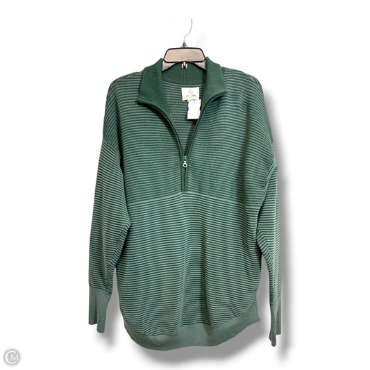 Top Long Sleeve Basic By Aerie In Green, Size: L