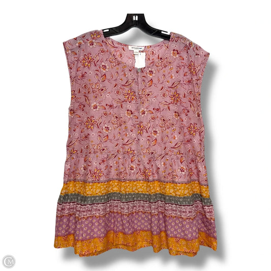 Dress Casual Short By Beachlunchlounge In Floral Print, Size: M