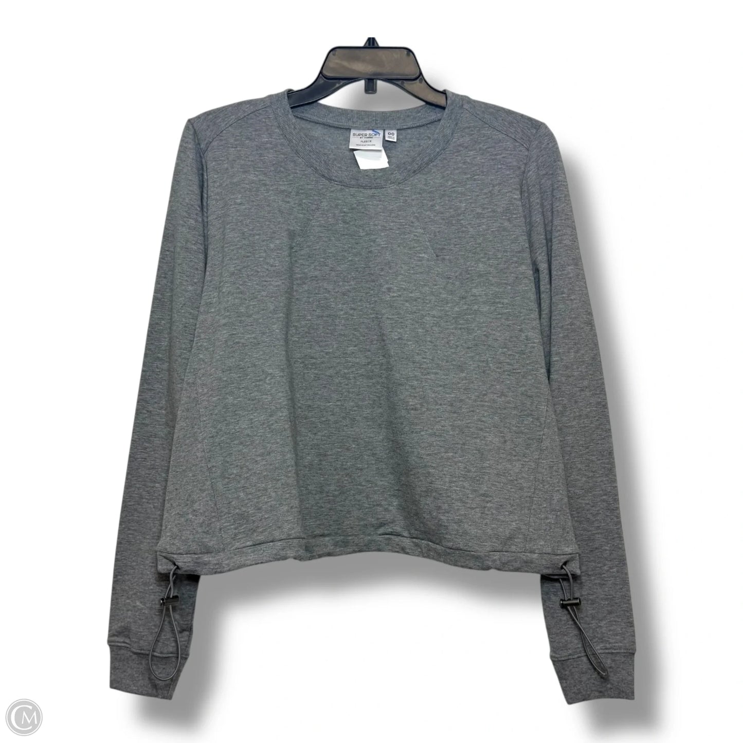 Top Long Sleeve Basic By Torrid In Grey, Size: M