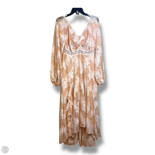 Dress Casual Maxi By Clothes Mentor In Cream, Size: M