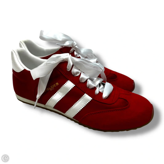 Shoes Sneakers By J Slides In Red, Size: 8.5