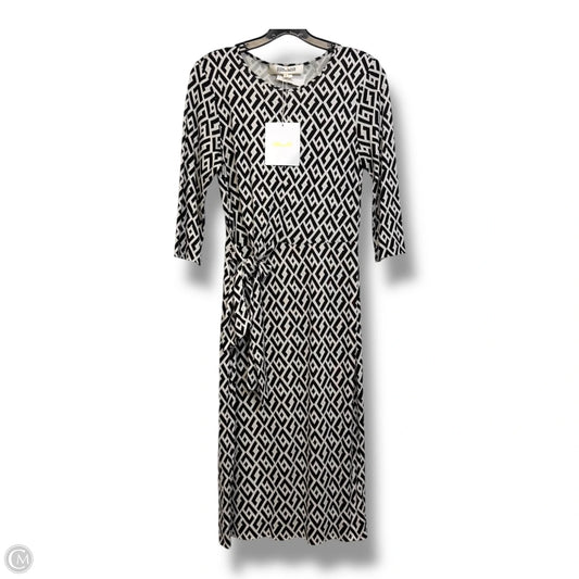 Dress Designer By Diane Von Furstenberg In Black & White, Size: S
