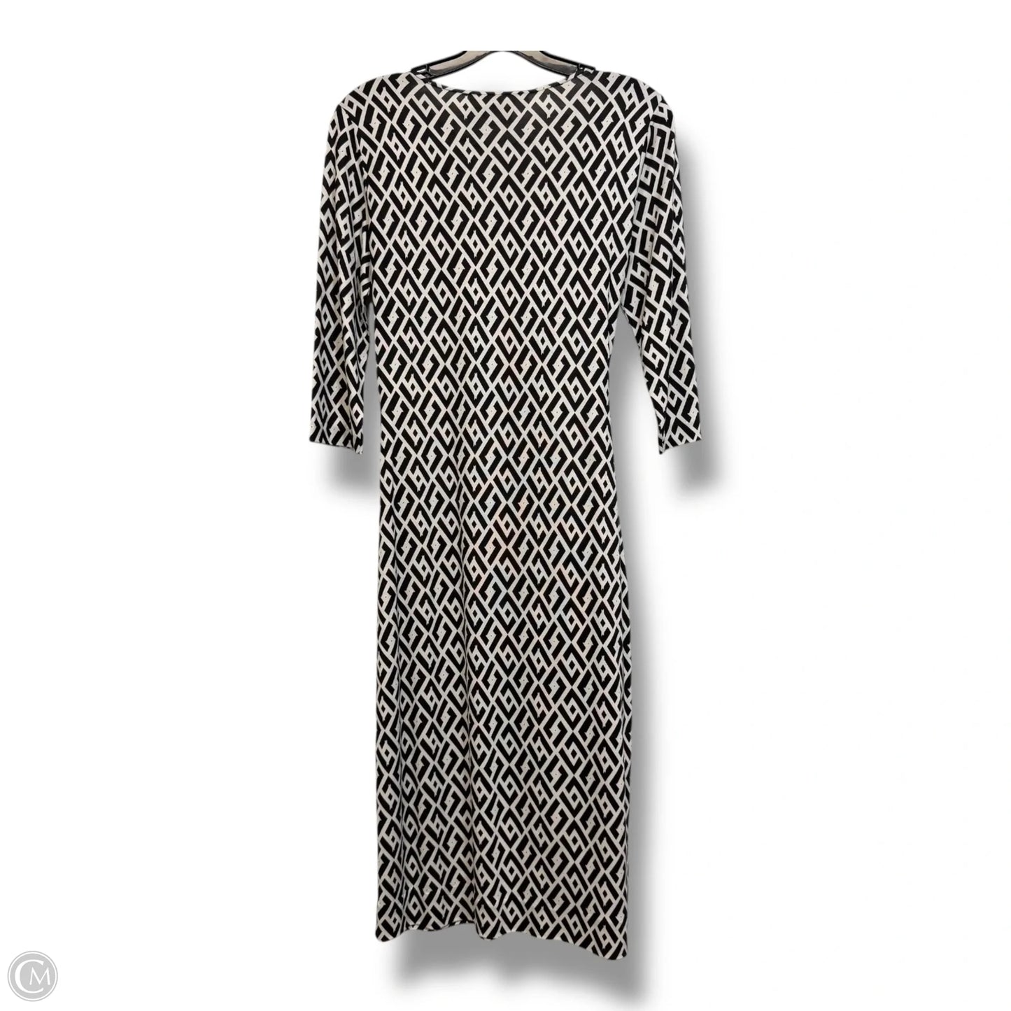 Dress Designer By Diane Von Furstenberg In Black & White, Size: S