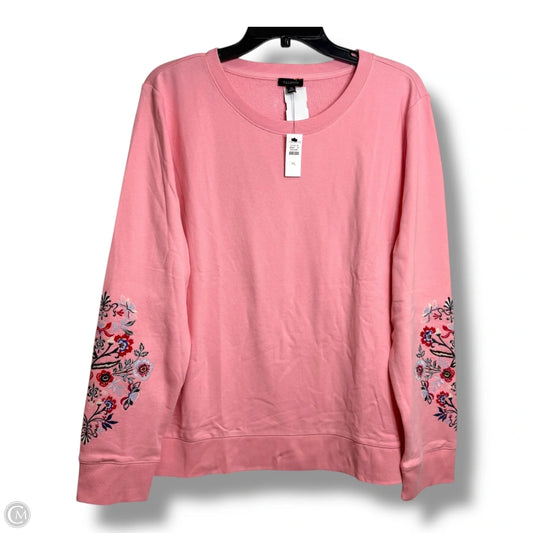 Top Long Sleeve Basic By Talbots In Pink, Size: Xl