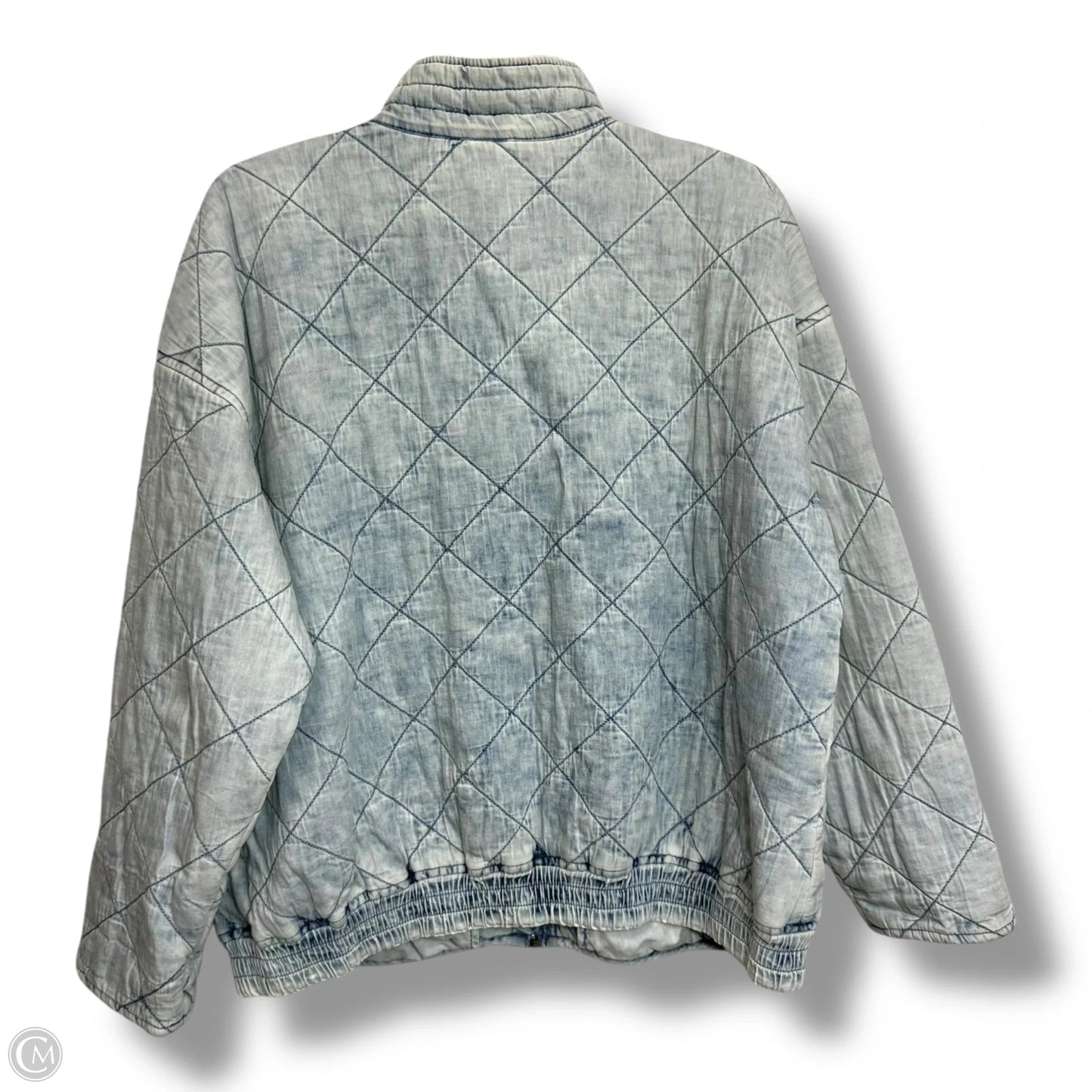 Jacket Denim By Gap In Blue Denim, Size: L