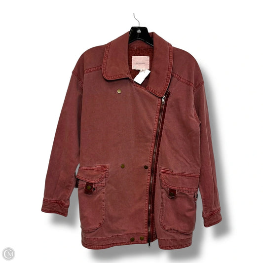 Jacket Denim By Anthropologie In Pink, Size: Xs