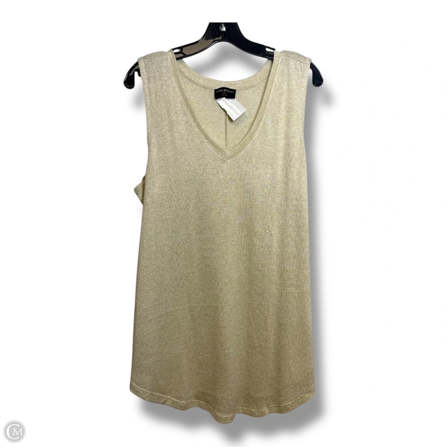 Cardigan By Lane Bryant In Gold, Size: 14