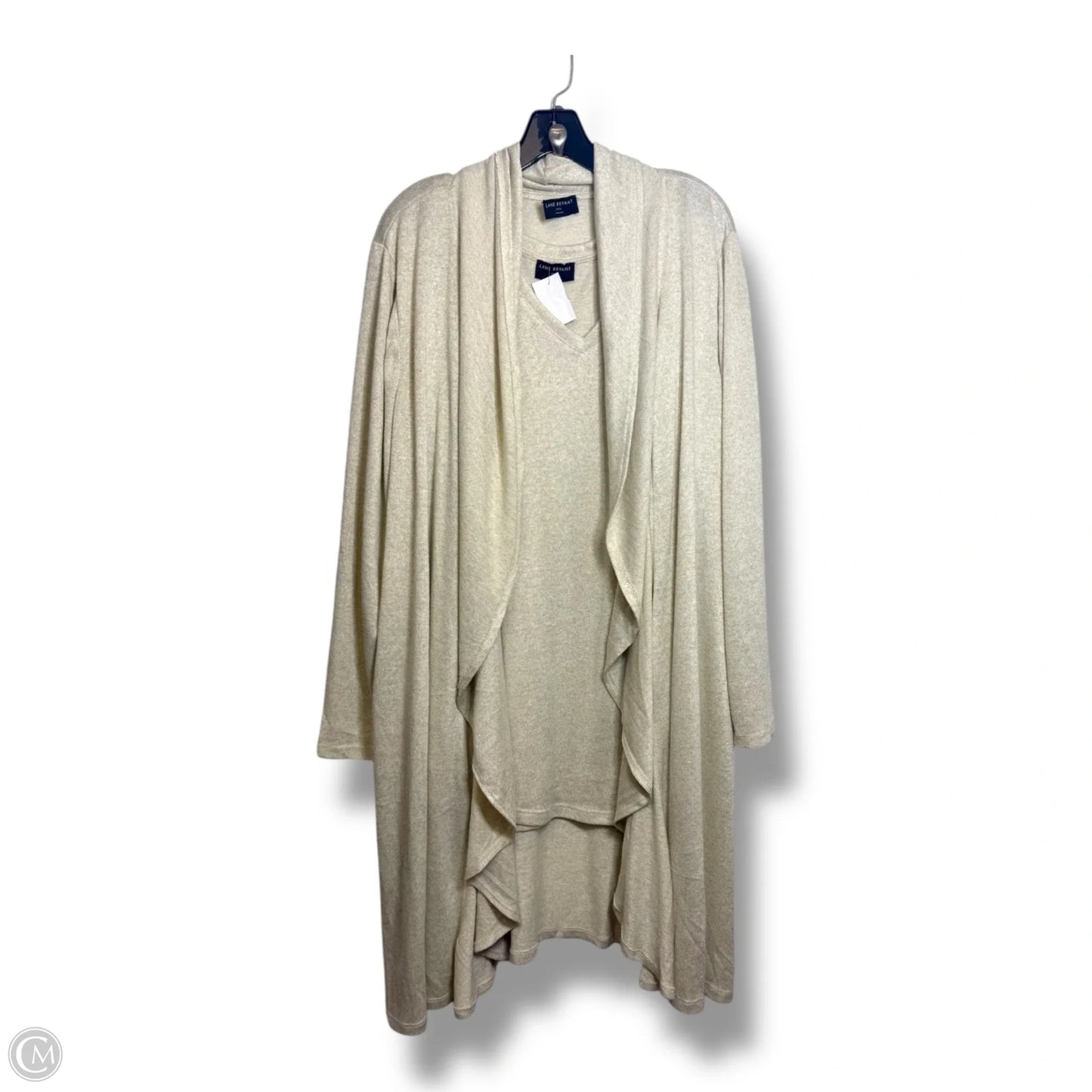 Cardigan By Lane Bryant In Gold, Size: 14