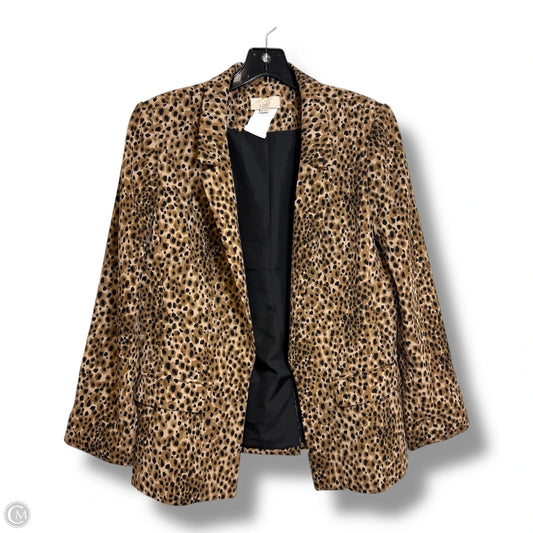 Blazer By Loft In Leopard Print, Size: 8p