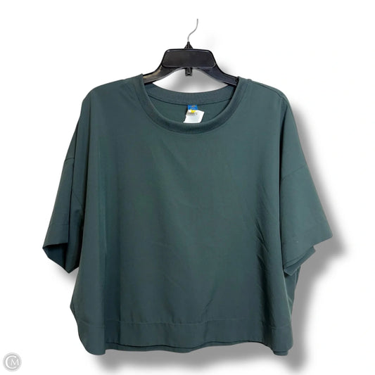 Athletic Top Short Sleeve By Old Navy In Green, Size: Xl