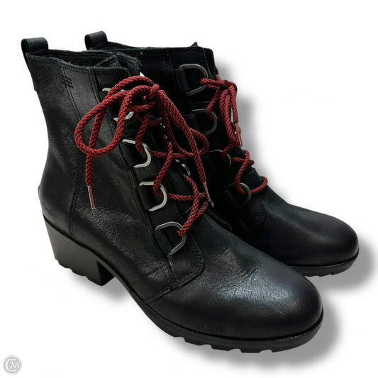 Boots Ankle Flats By Sorel In Black, Size: 10
