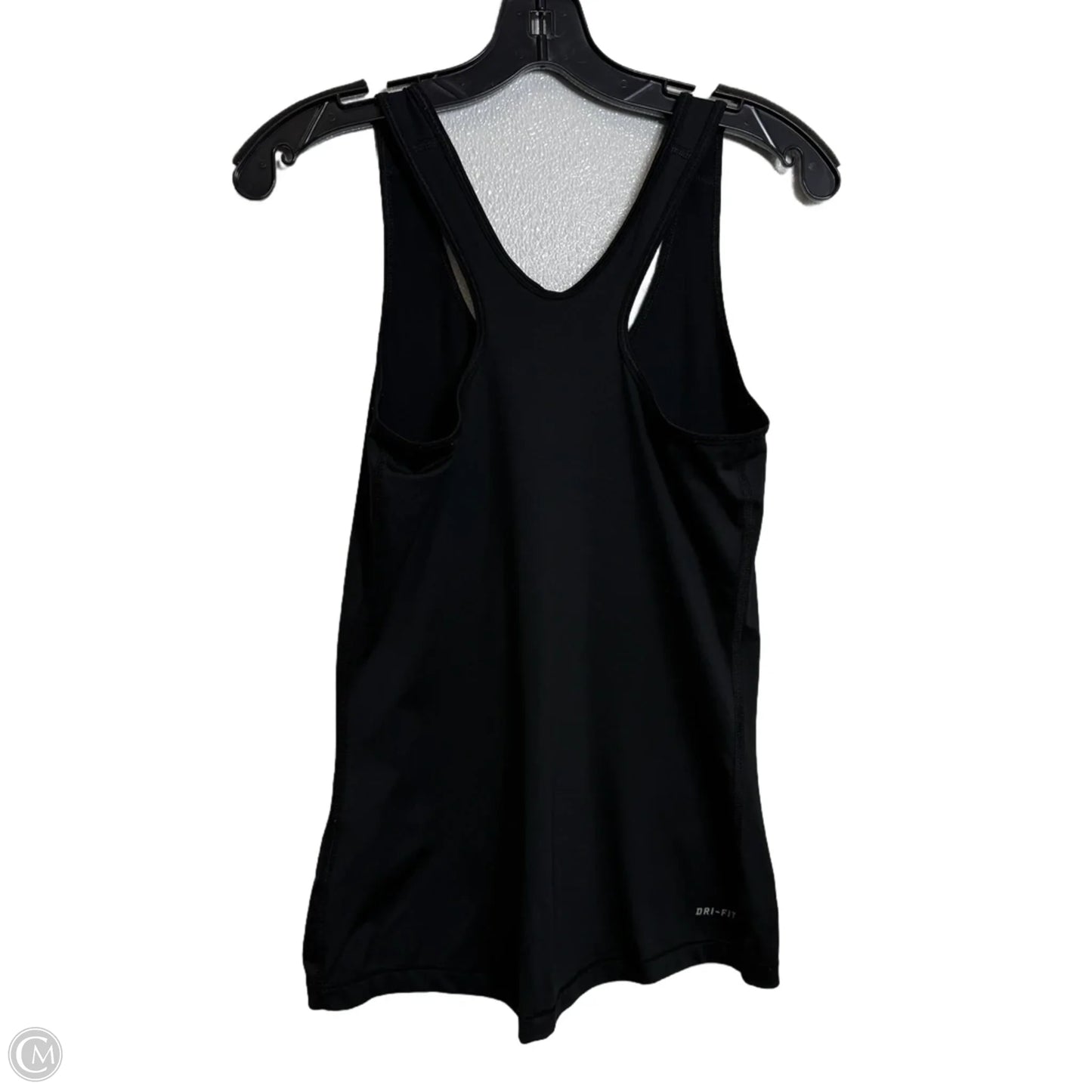 Athletic Tank Top By Nike Apparel In Black, Size: S