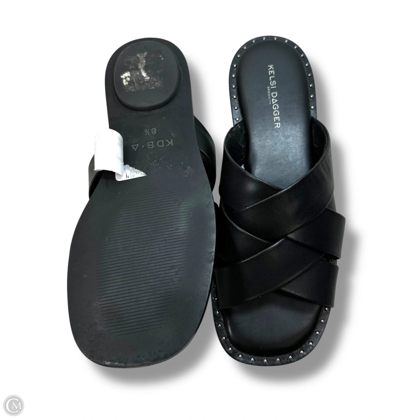 Sandals Flats By Kelsi Dagger In Black, Size: 8.5