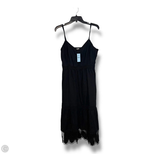 Dress Casual Maxi By Loft In Black, Size: 8p