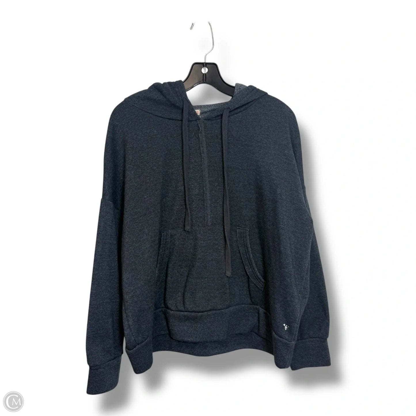 Sweatshirt Hoodie By Free People In Grey, Size: M