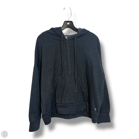Sweatshirt Hoodie By Free People In Grey, Size: M