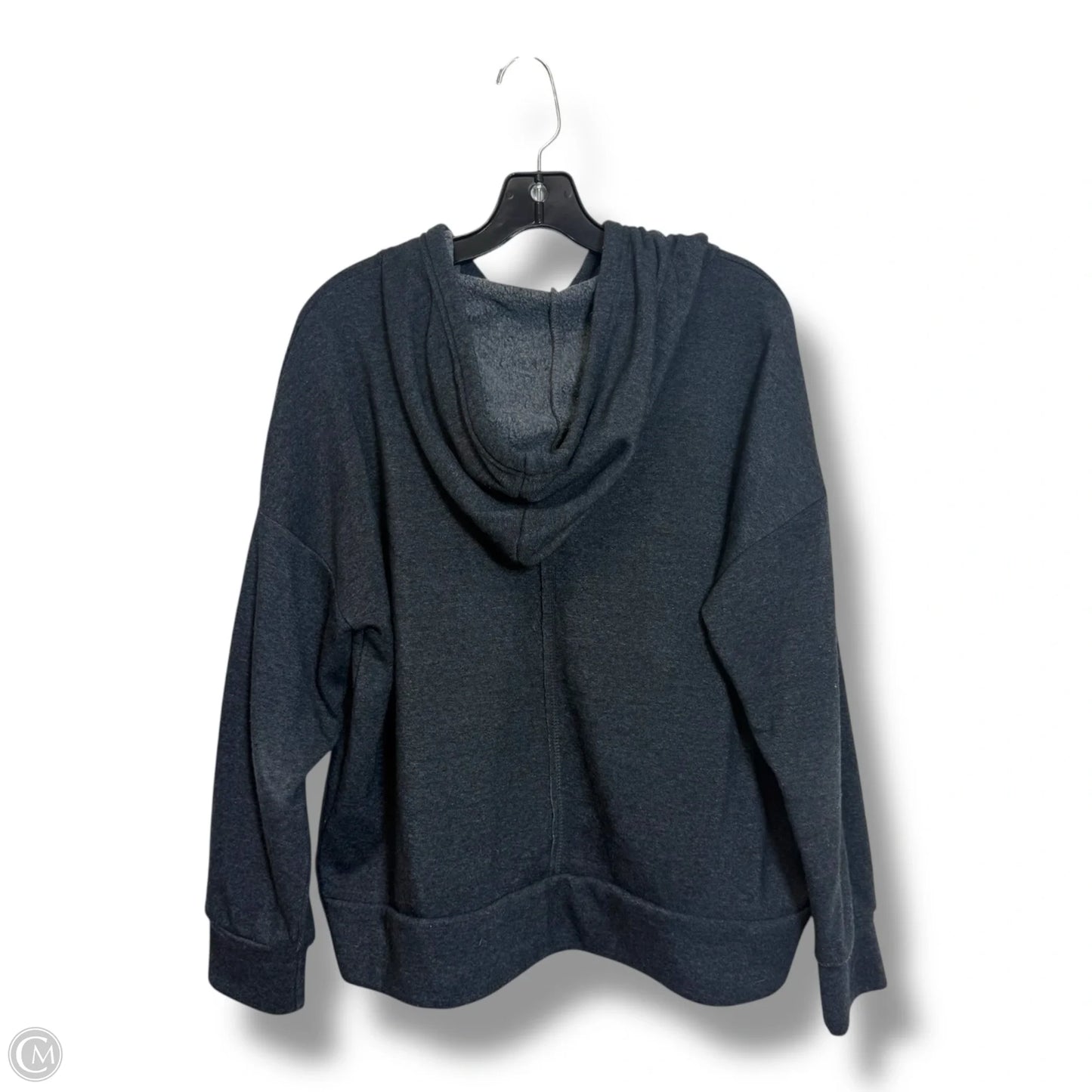 Sweatshirt Hoodie By Free People In Grey, Size: M