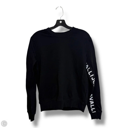 Sweatshirt Hoodie By JUST CAVALLI In Black, Size: M