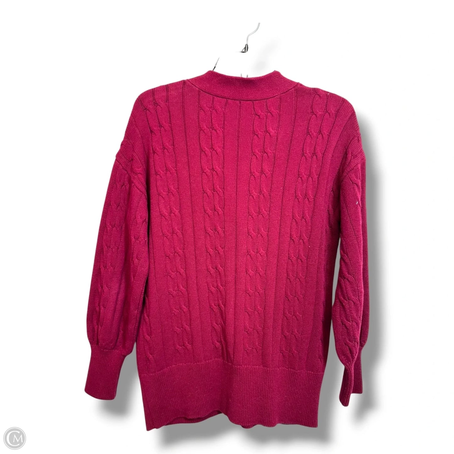 Cardigan By Loft In Red, Size: M
