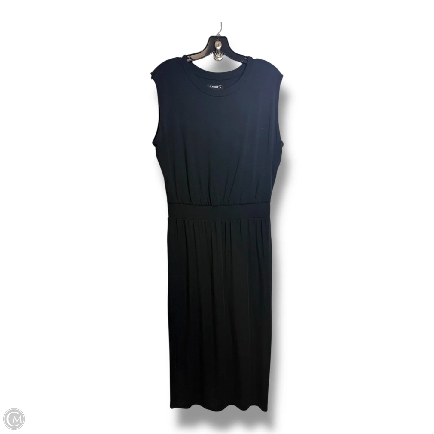 Dress Casual Midi By Athleta In Black, Size: M