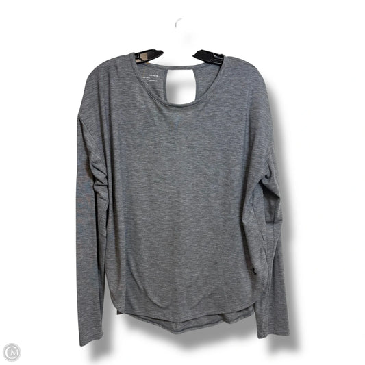 Top Long Sleeve Basic By Under Armour In Grey, Size: L