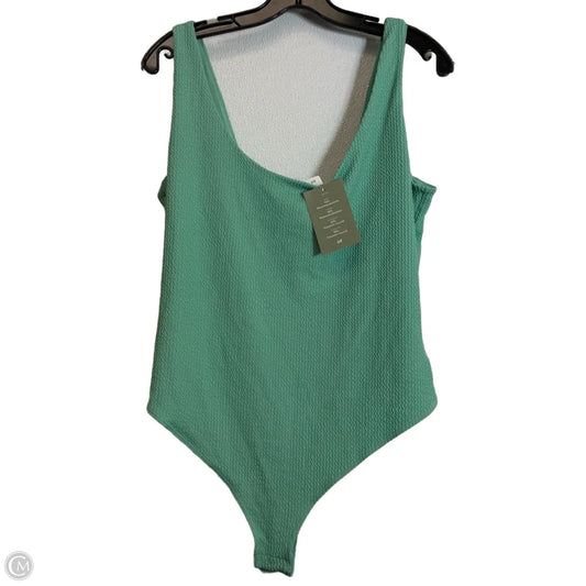 Bodysuit By H&m In Green, Size: Xl