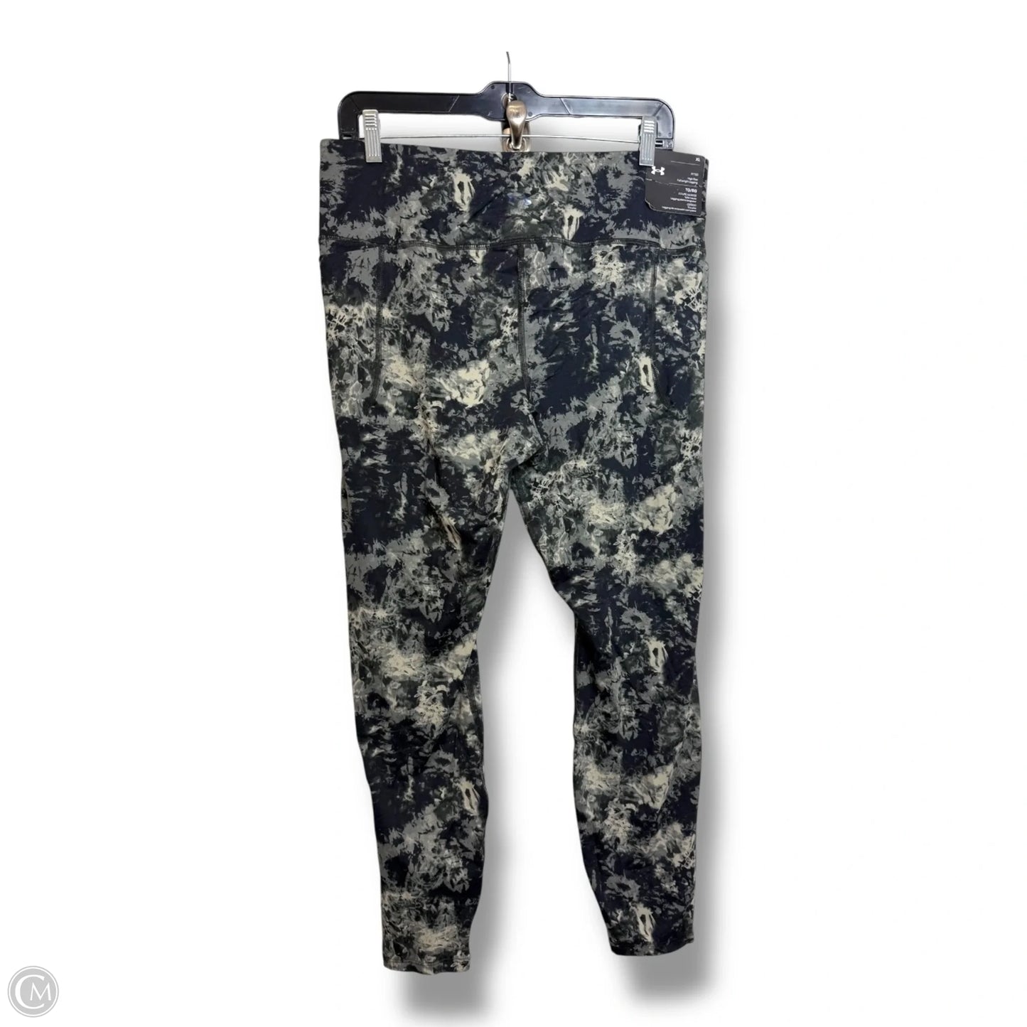 Athletic Leggings By Under Armour In Camouflage Print, Size: Xl