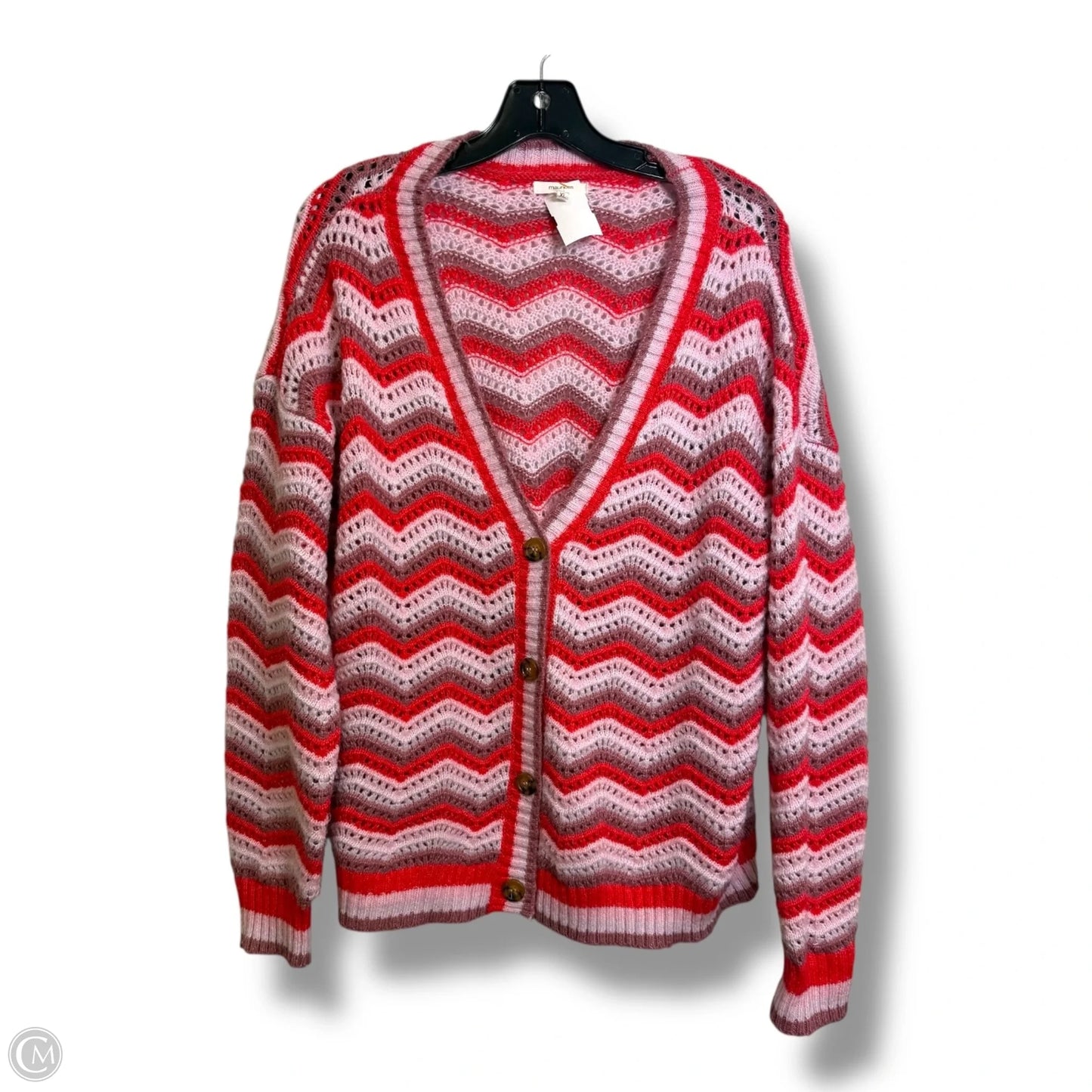 Sweater By Maurices In Striped Pattern, Size: Xl