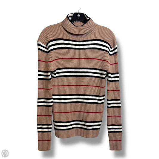 Top Long Sleeve By CEZELE In Striped Pattern, Size: L