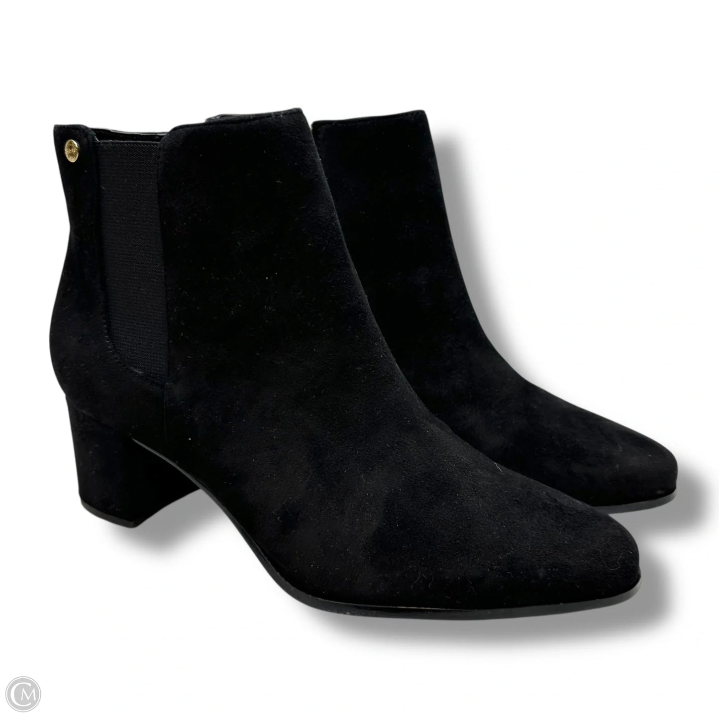 Boots Ankle Heels By Calvin Klein In Black, Size: 8
