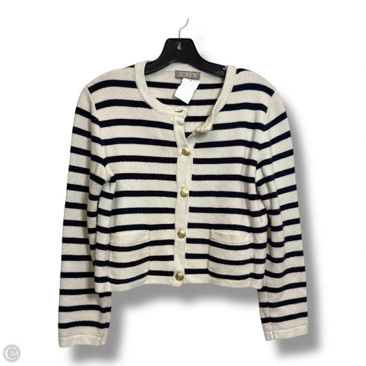Cardigan By J. Crew In Striped Pattern, Size: S
