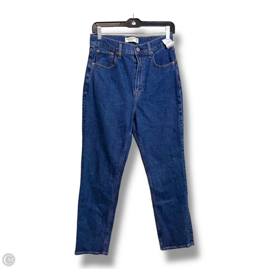 Jeans ankle straight Cut By Abercrombie And Fitch In Blue, Size: 6